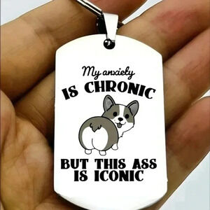 But this asss is ironic hot funny cute keychain